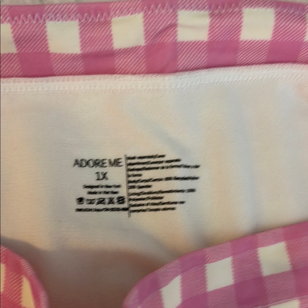 Adore Me Pink Gingham Bikini Set - Picture 2 of 7